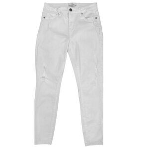 Pistola White Distressed Skinny Jeans Stretch Denim Size 27